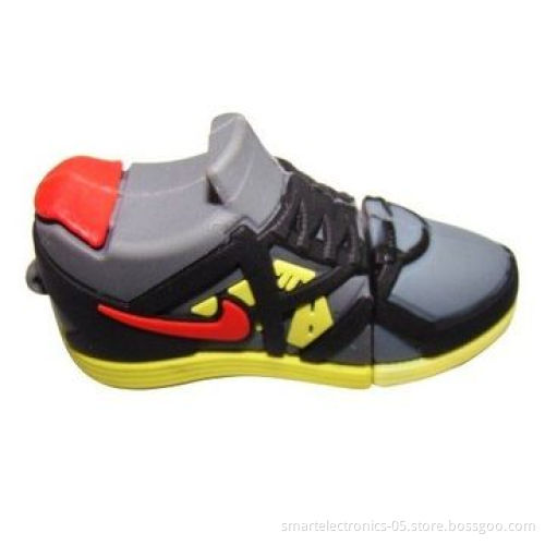 Shoes USB Flash Drive/Customized Package/Printing, 3-year Warranty, 64MB-128GB/Grade A, MOQ of 50pcs